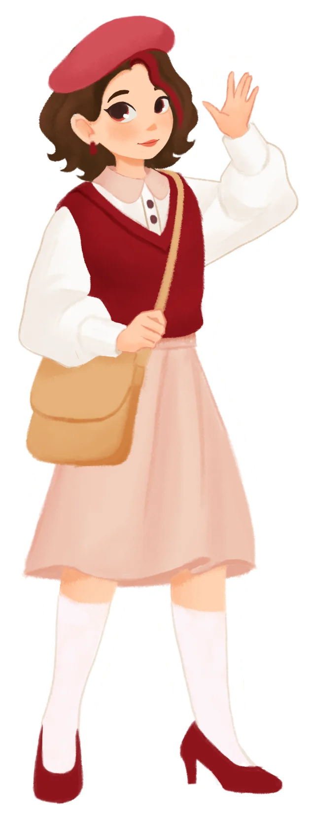 Camille standing
